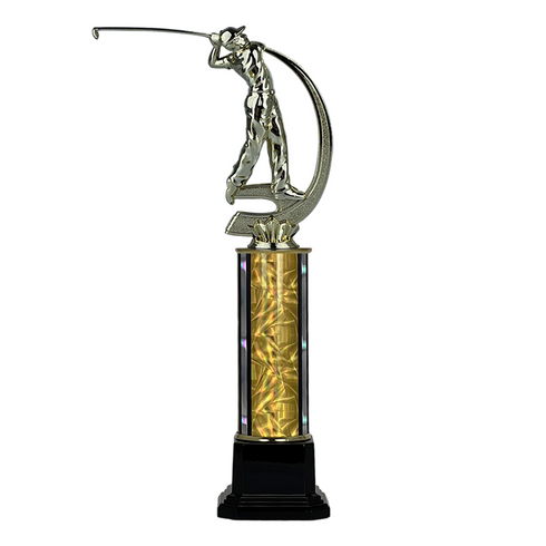 Trofeo de Tubo con Figura Serie 41 de Golf
